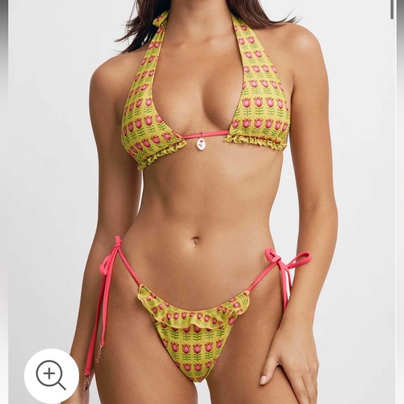 Blackbough Other - New Blackbough Delia Ruffled Halterneck Top and tie bottoms